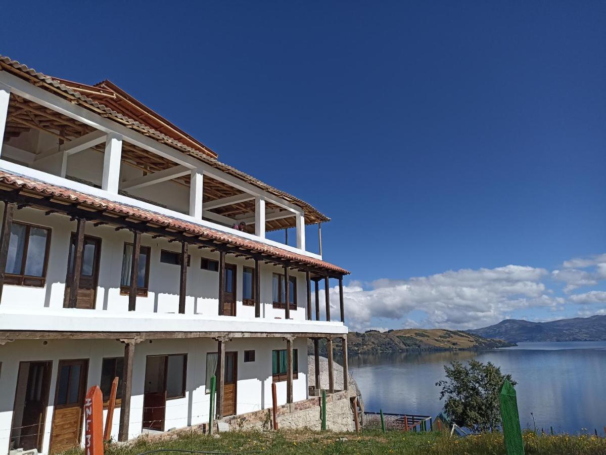 Hotel Tota Eliseo Playa Blanca Lago De 토타 외부 사진